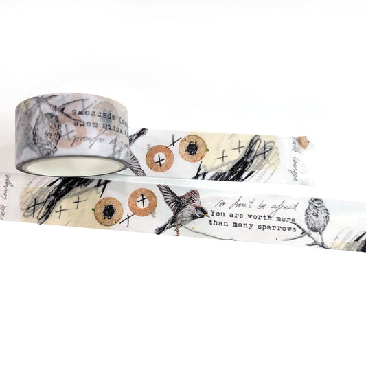 Sparrows - Beautiful series washi tape