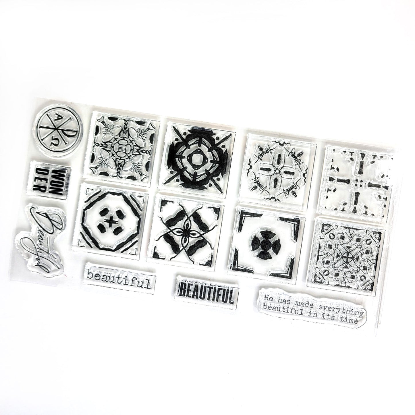 Beautiful stamp set - kit elements