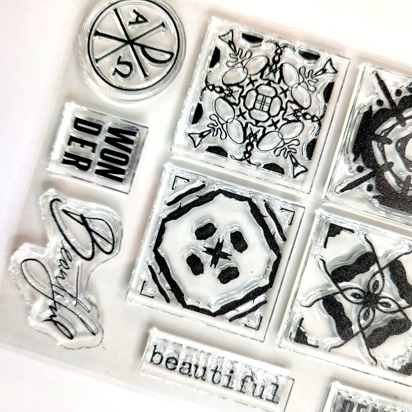 Beautiful stamp set - kit elements