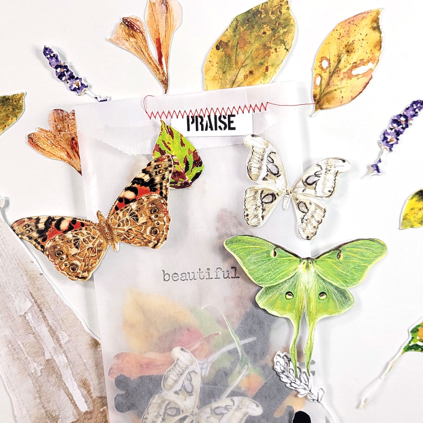 Beautiful 2 ADD ON kit - Journaling die cuts