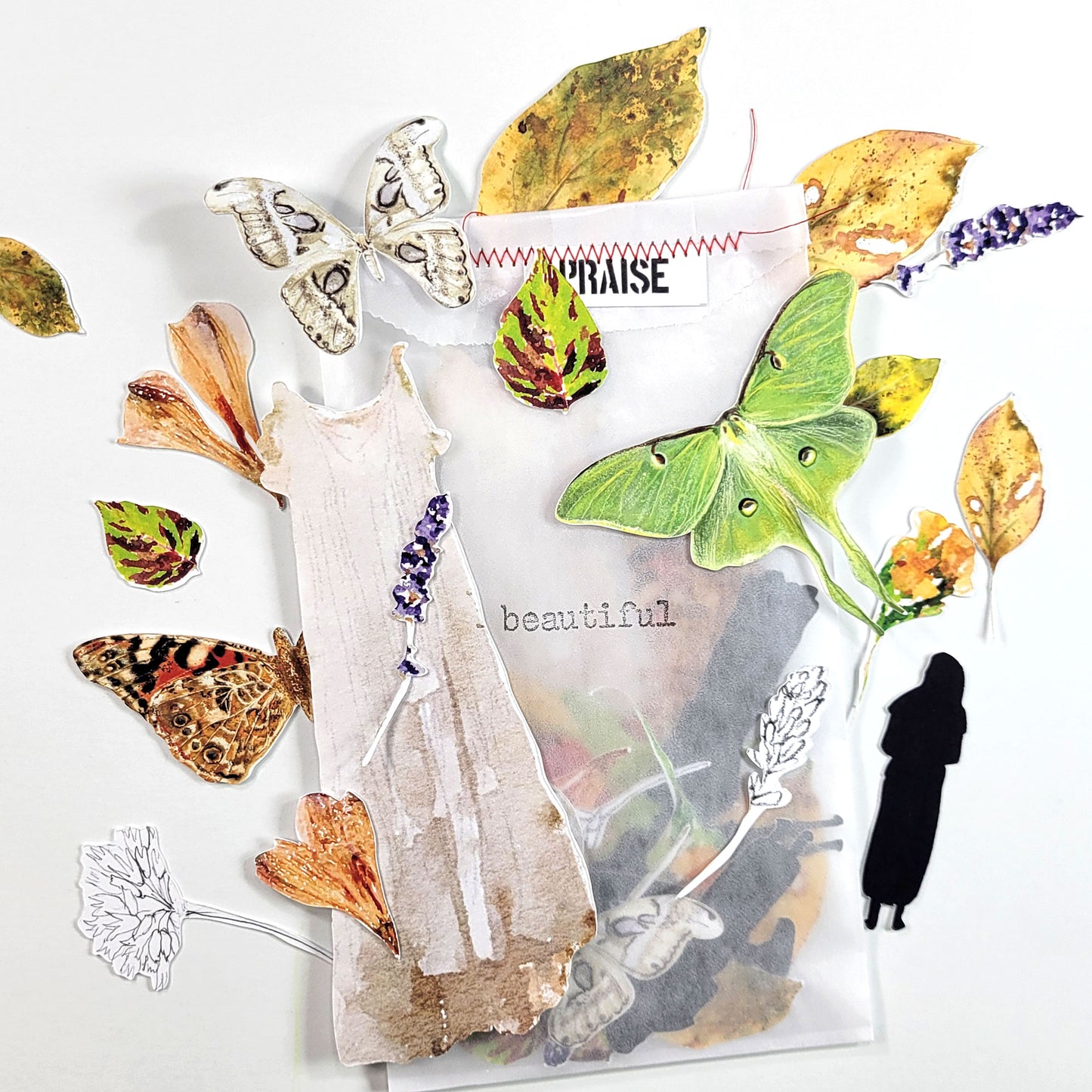 Beautiful 2 ADD ON kit - Journaling die cuts