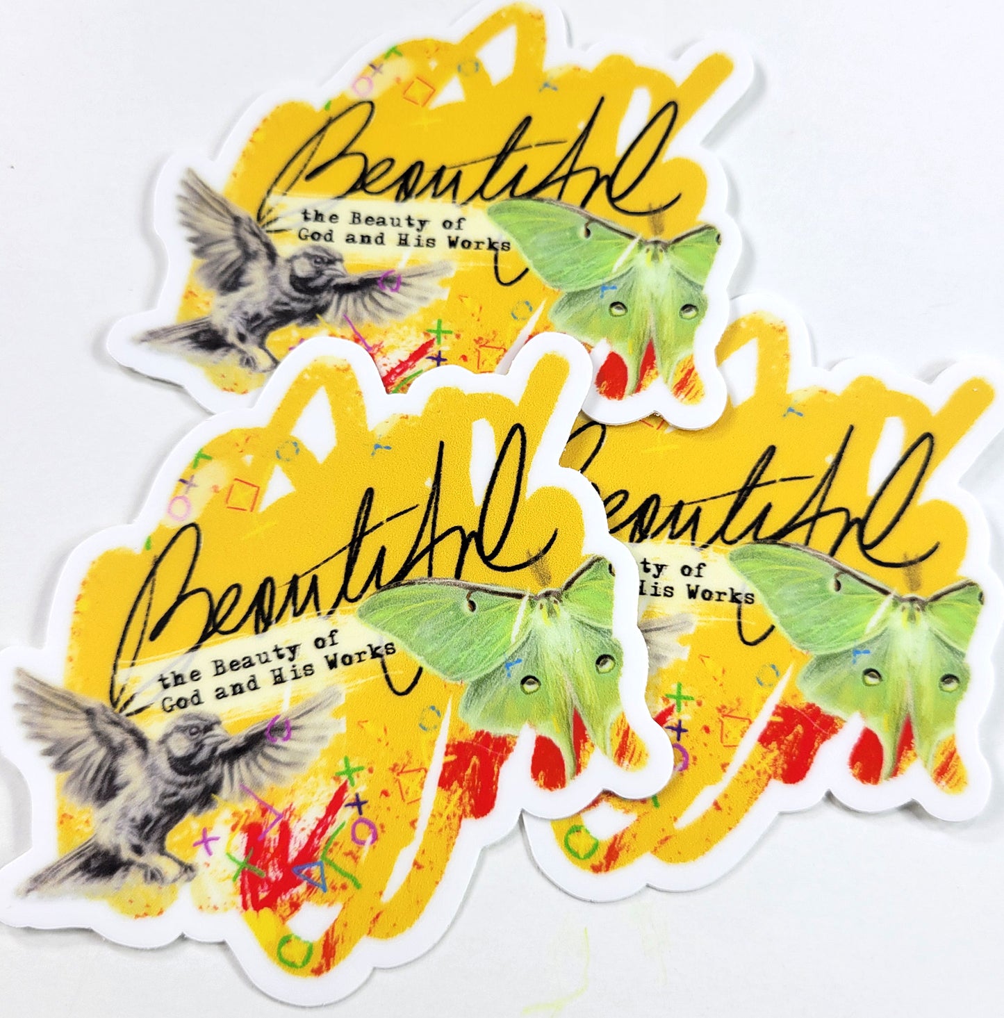 Beautiful 2 - faith sticker