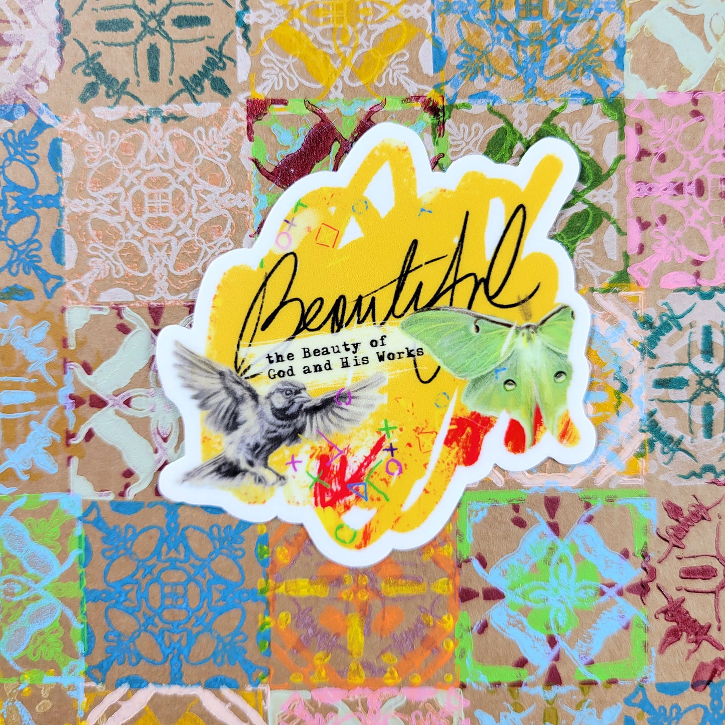 Beautiful 2 - faith sticker