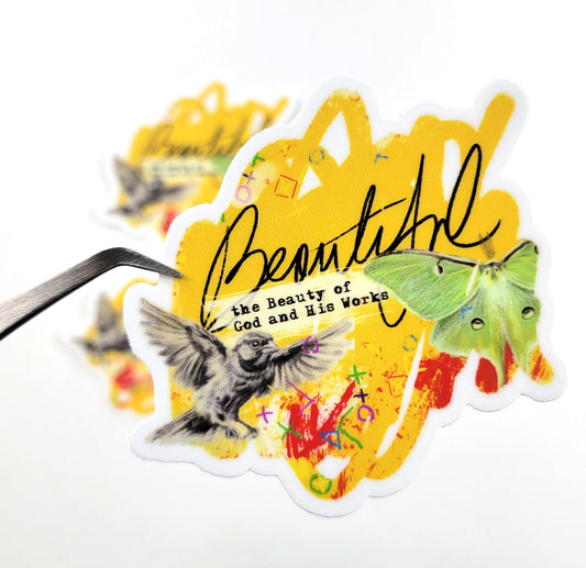 Beautiful 2 - faith sticker