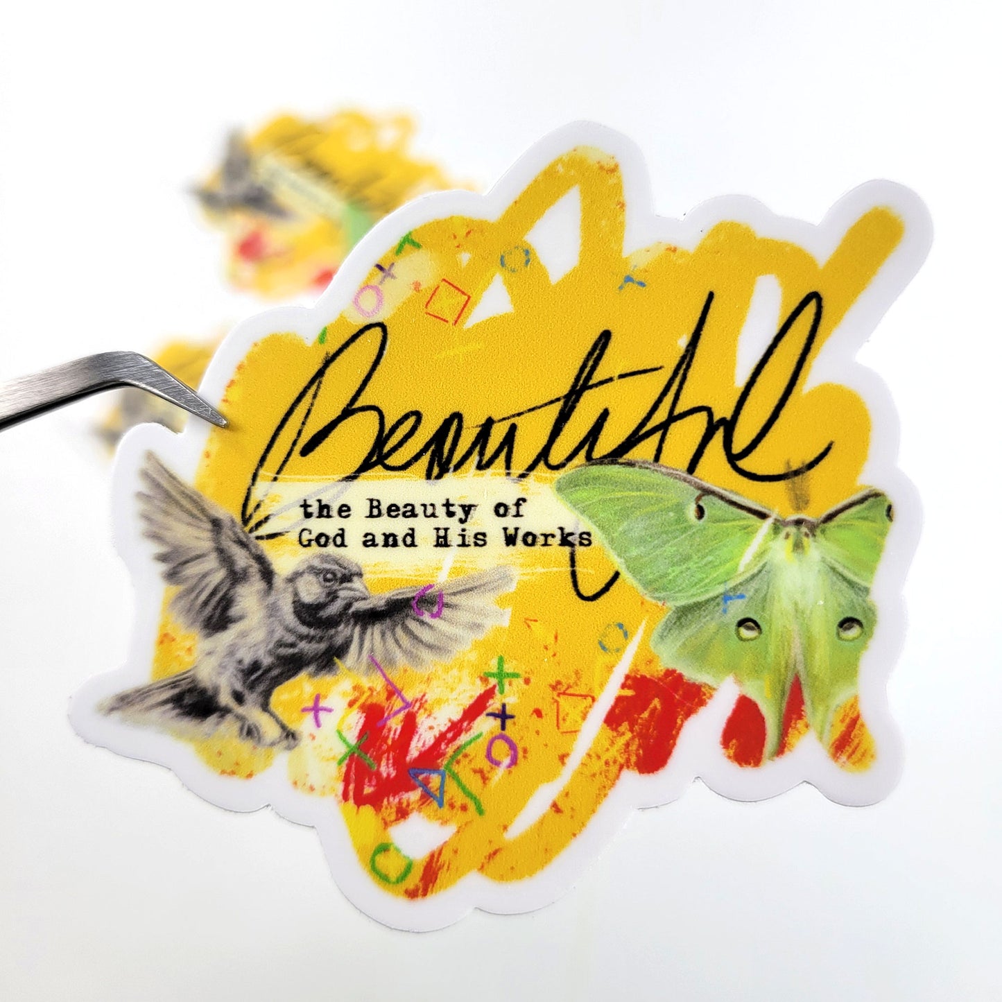 Beautiful 2 - faith sticker