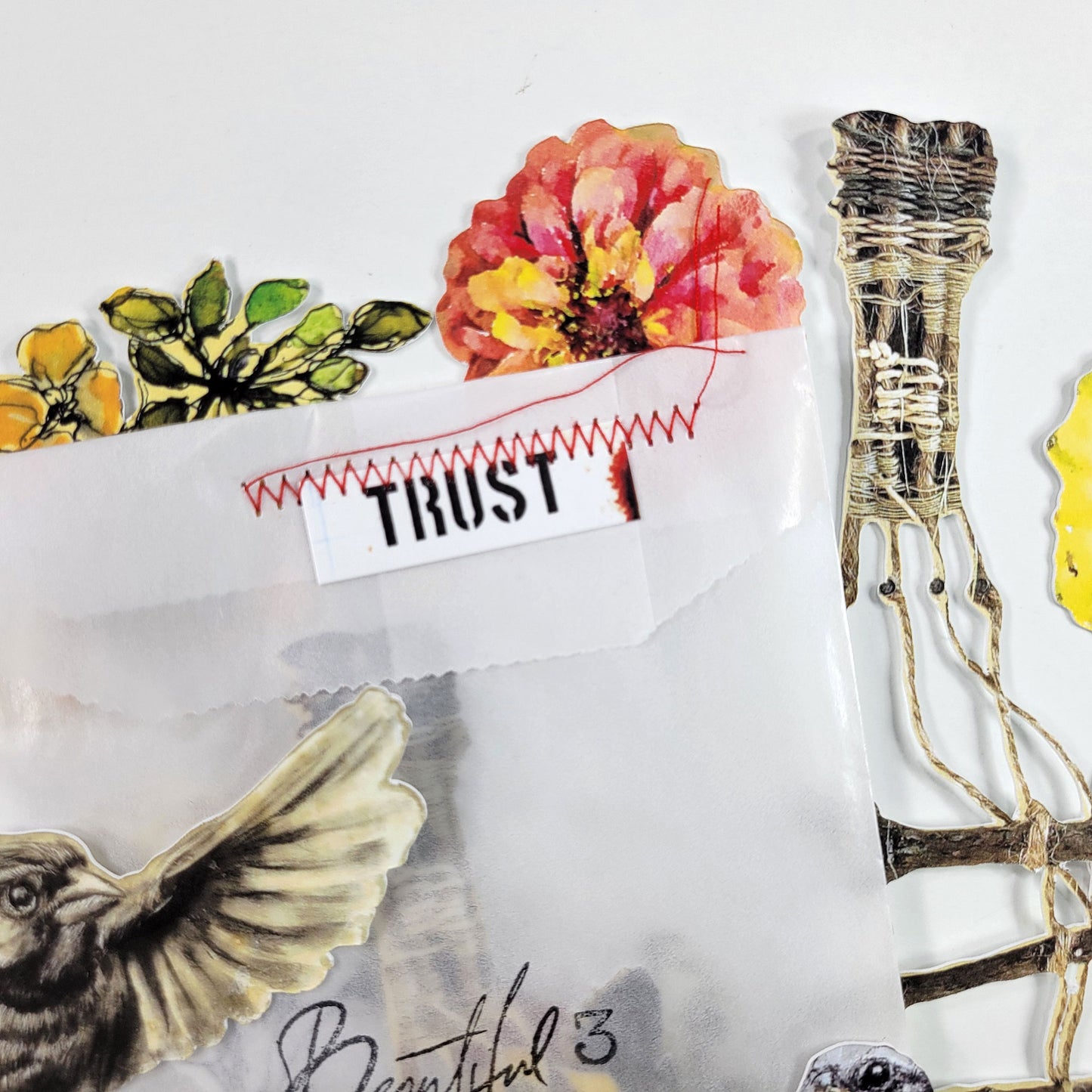 Beautiful 3 ADD ON kit - Journaling die cuts