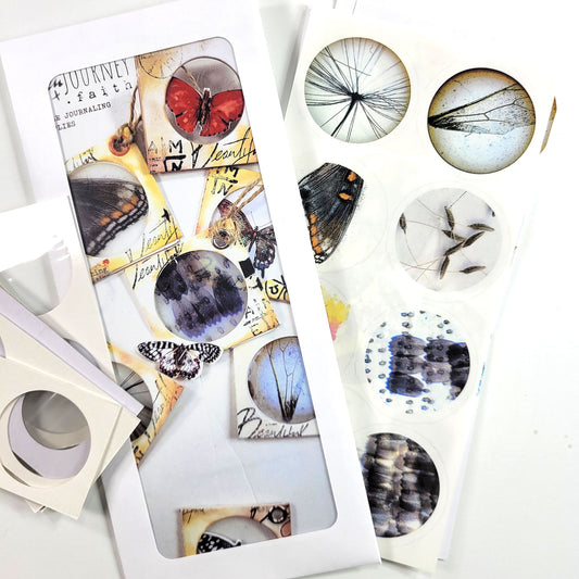 Beautiful 3 - ADD ON Specimen slide making kit and circular stickers
