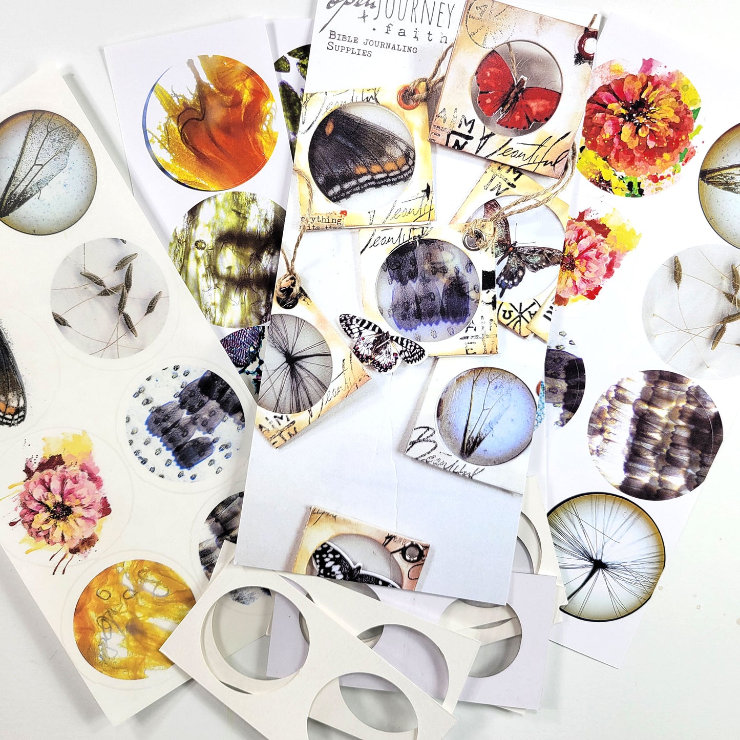 Beautiful 3 - ADD ON Specimen slide making kit and circular stickers