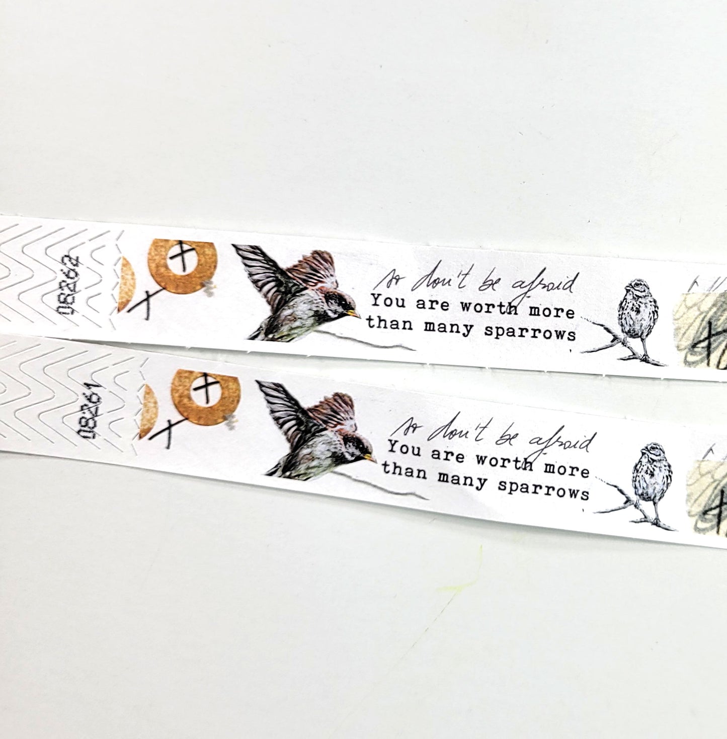 Faith Bible verse Tyvek wristbands