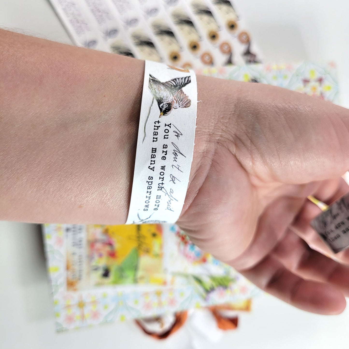 Faith Bible verse Tyvek wristbands