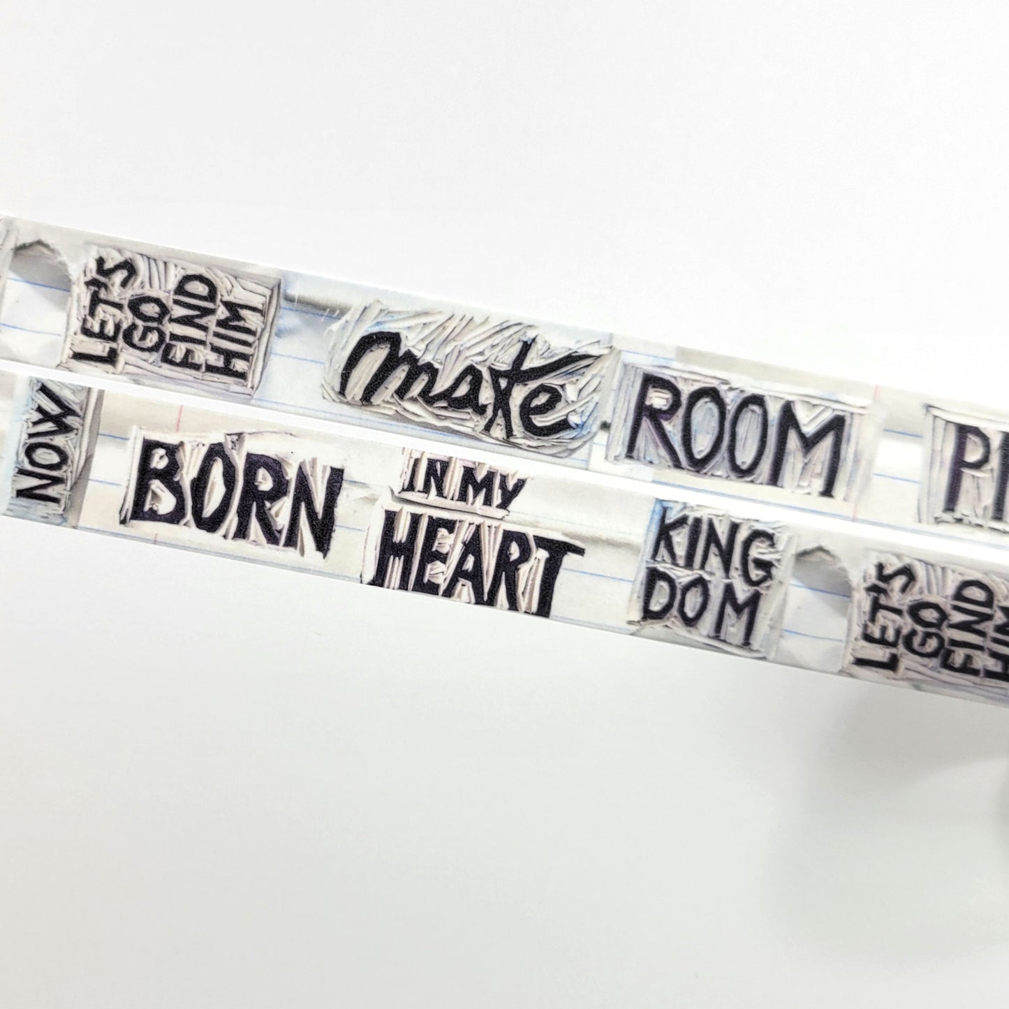 Advent Words- washi tape