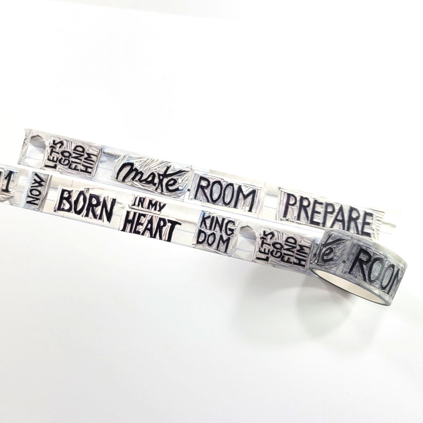 Advent Words- washi tape