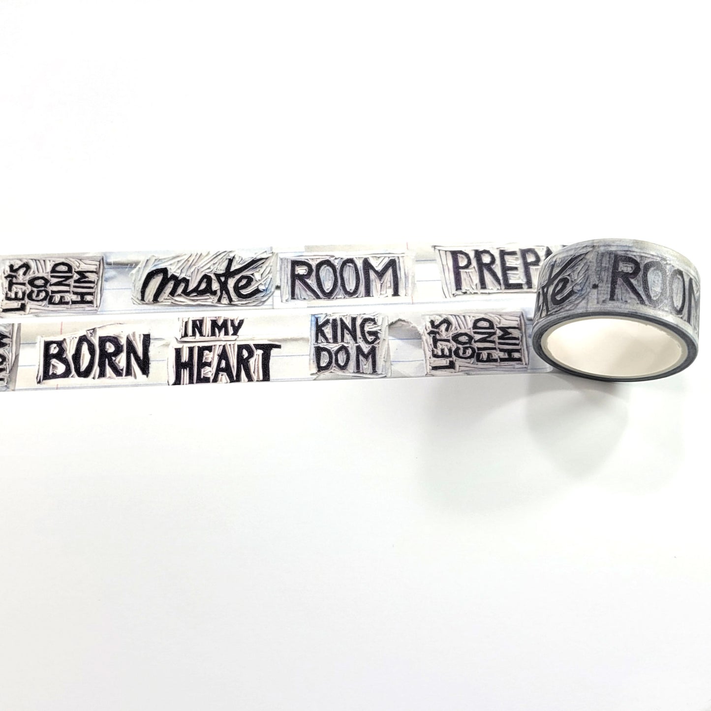 Advent Words- washi tape