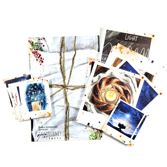 Light kit -Advent Polaroid images and blank frames