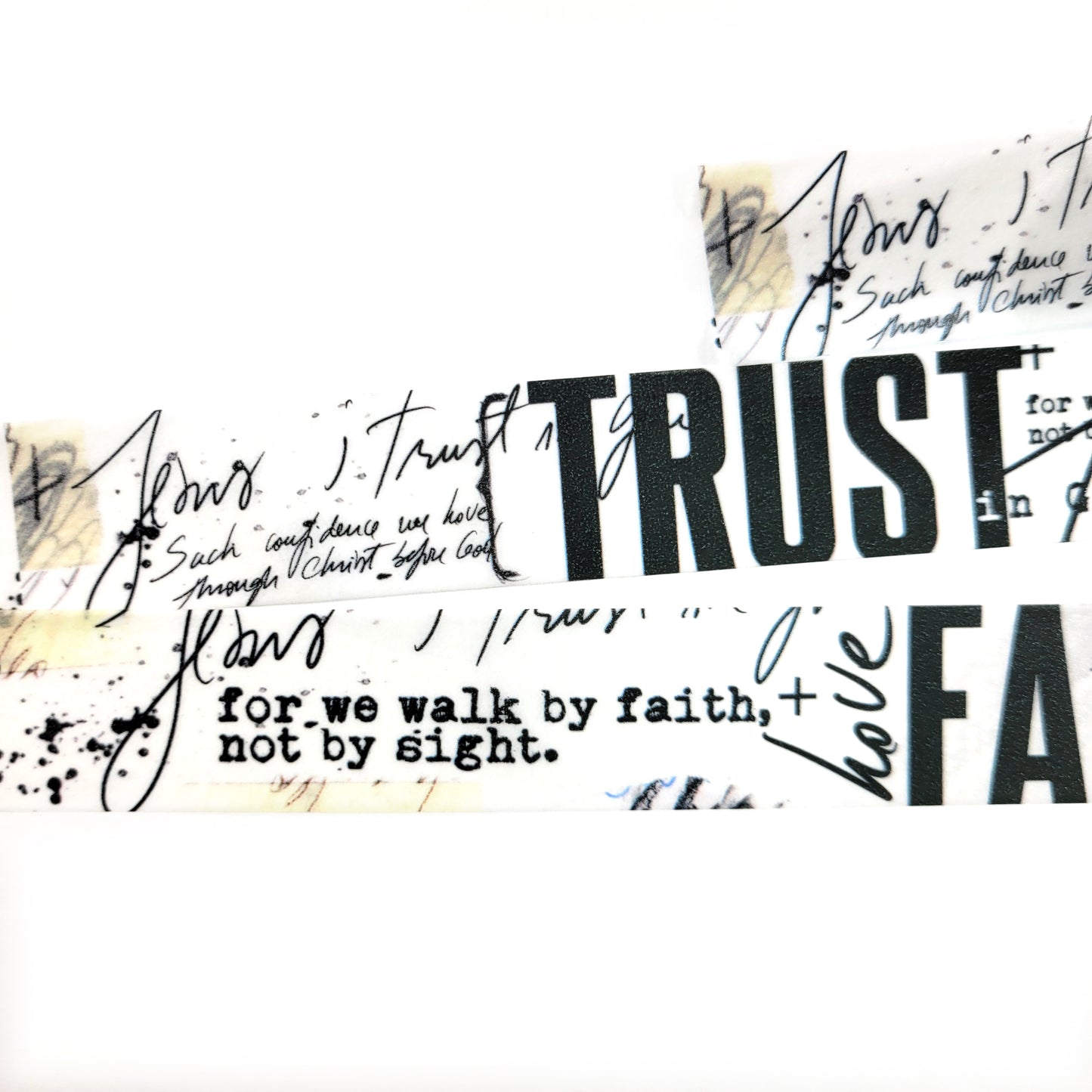 Trust and Faith- WIDE washi tape