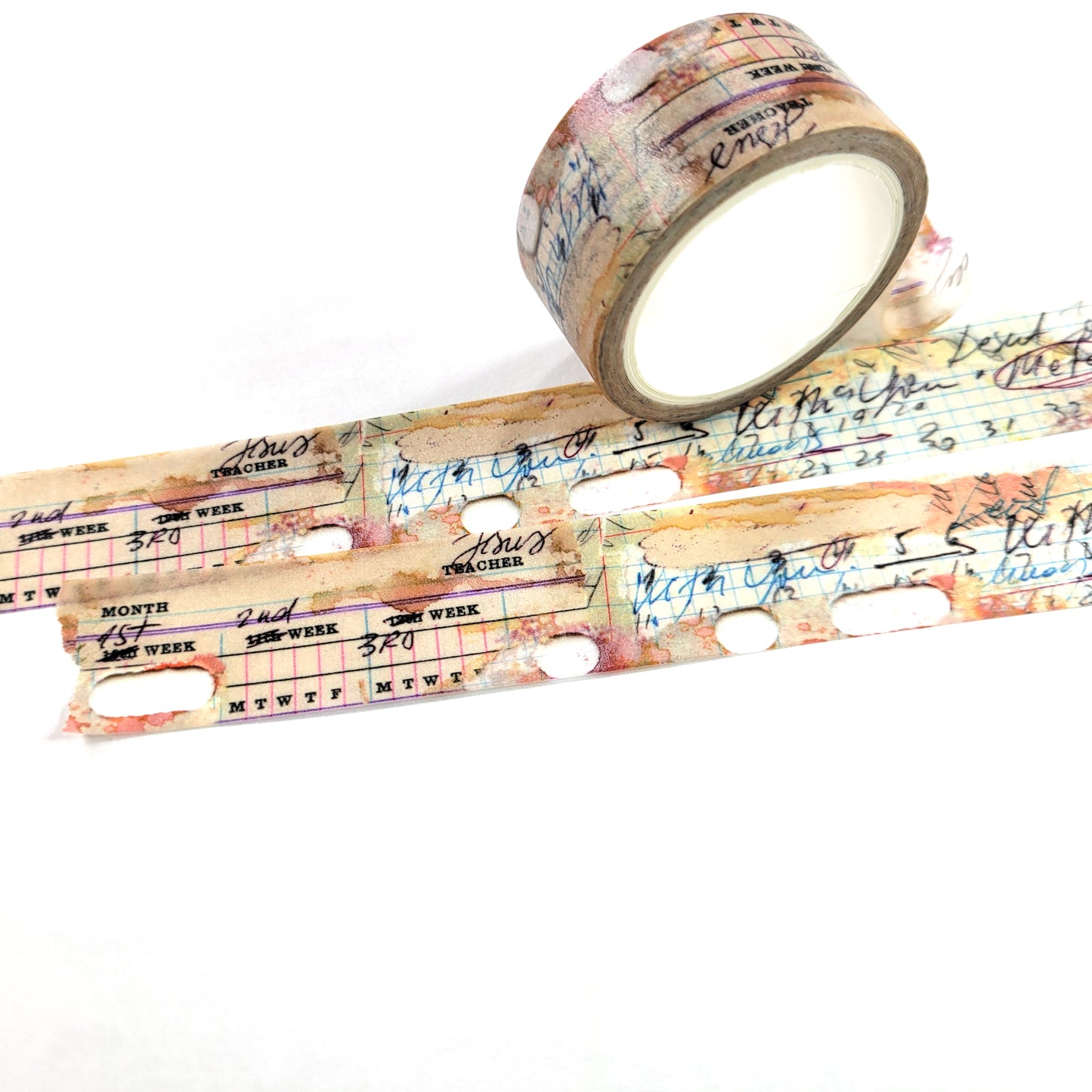 Mix Media Lent Journaling Washi tape