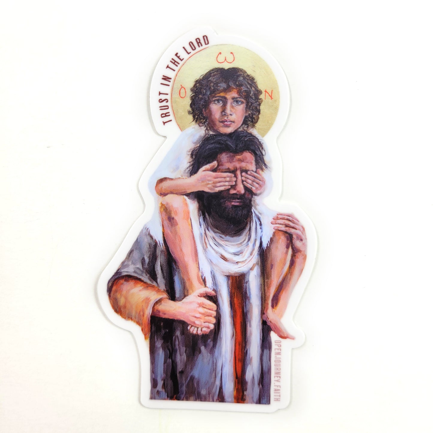 Jesus and Joseph- faith sticker