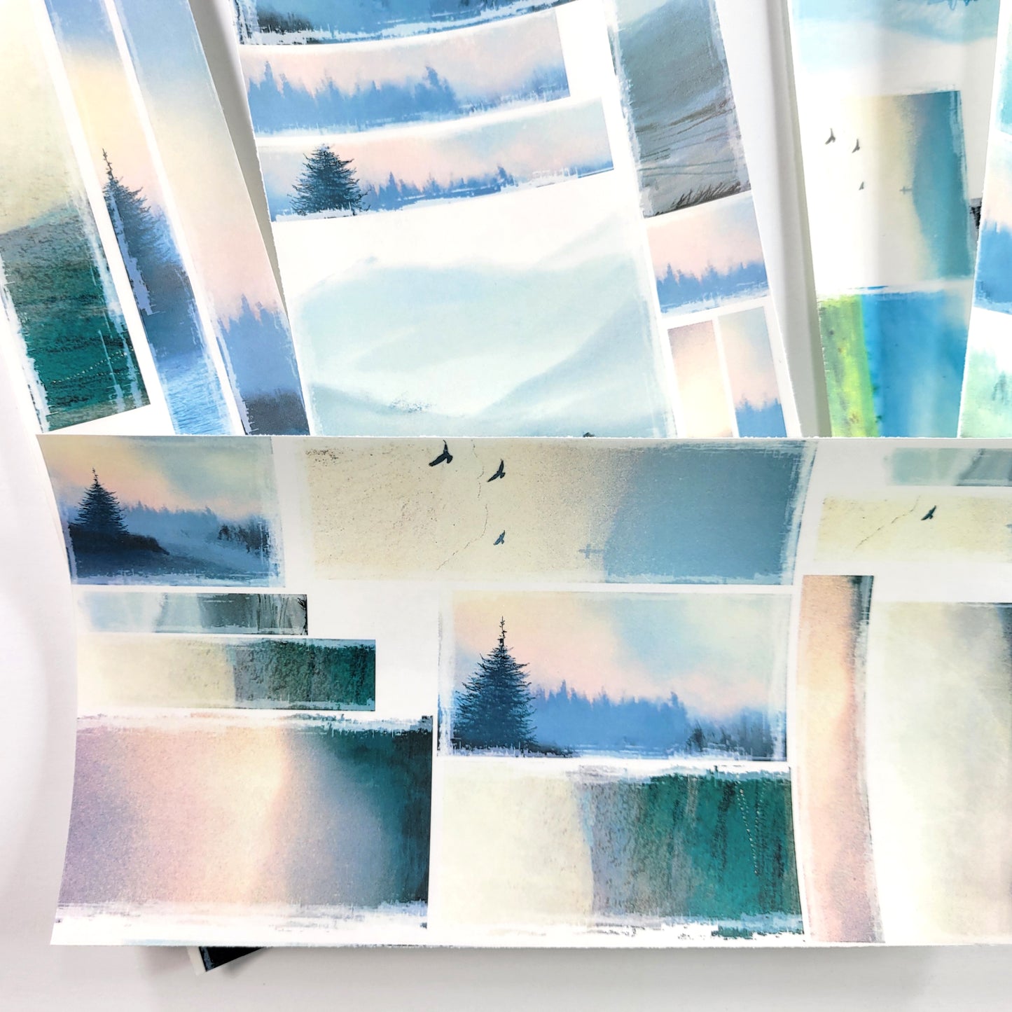 Journaling Landscapes sticker sheets
