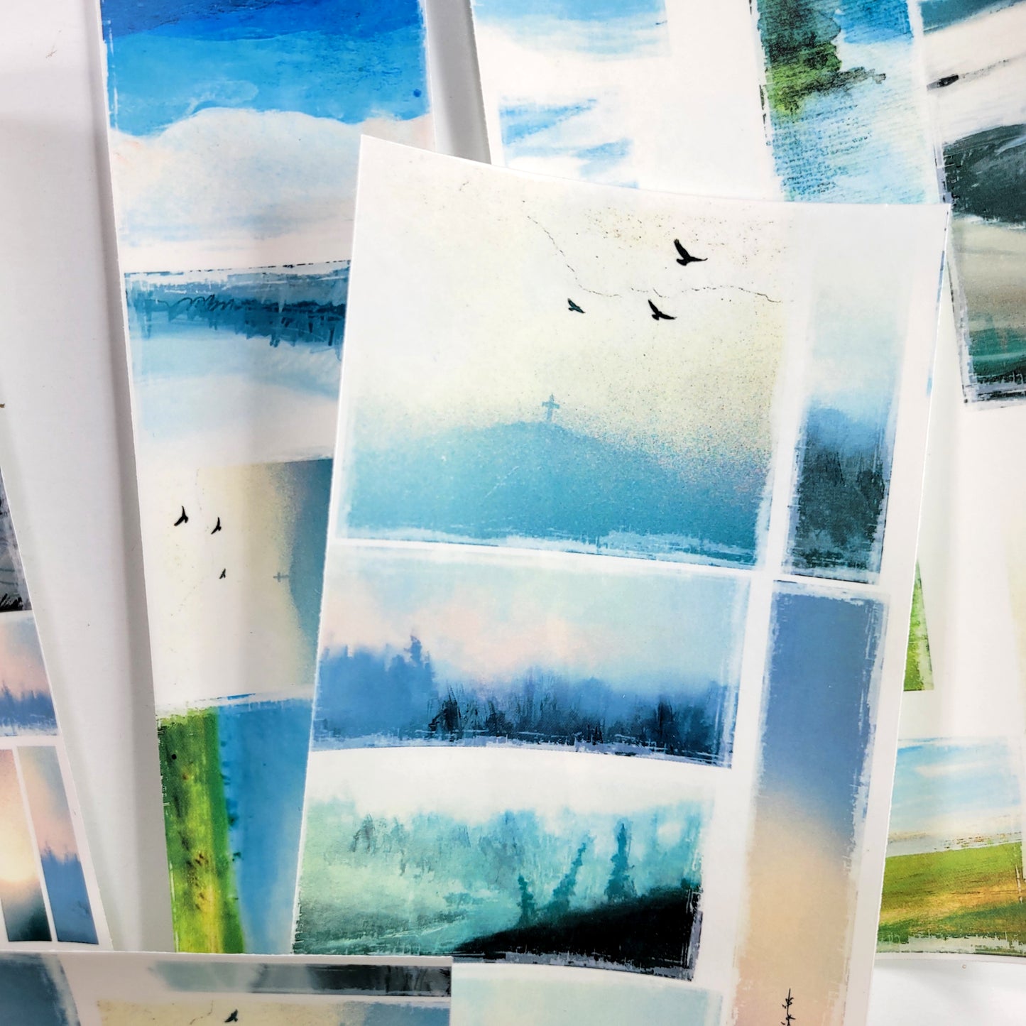 Journaling Landscapes sticker sheets