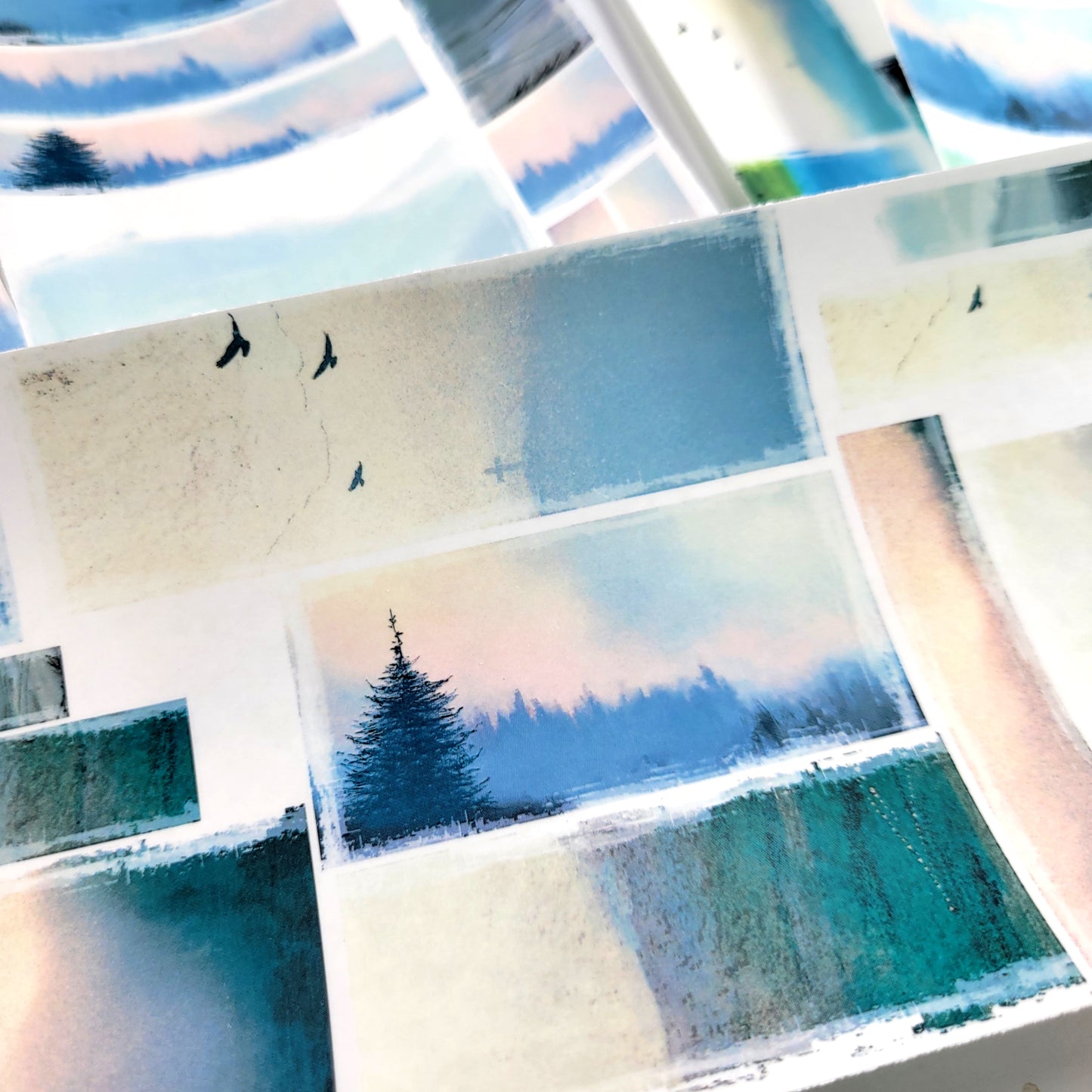 Journaling Landscapes sticker sheets