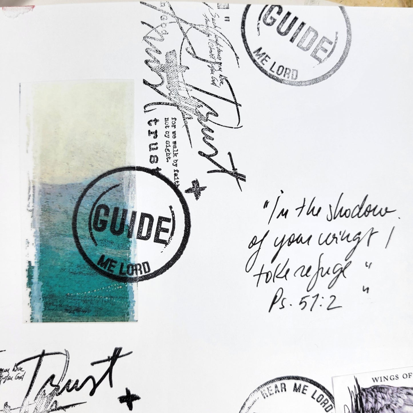 Beautiful Trust stamp set - kit elements