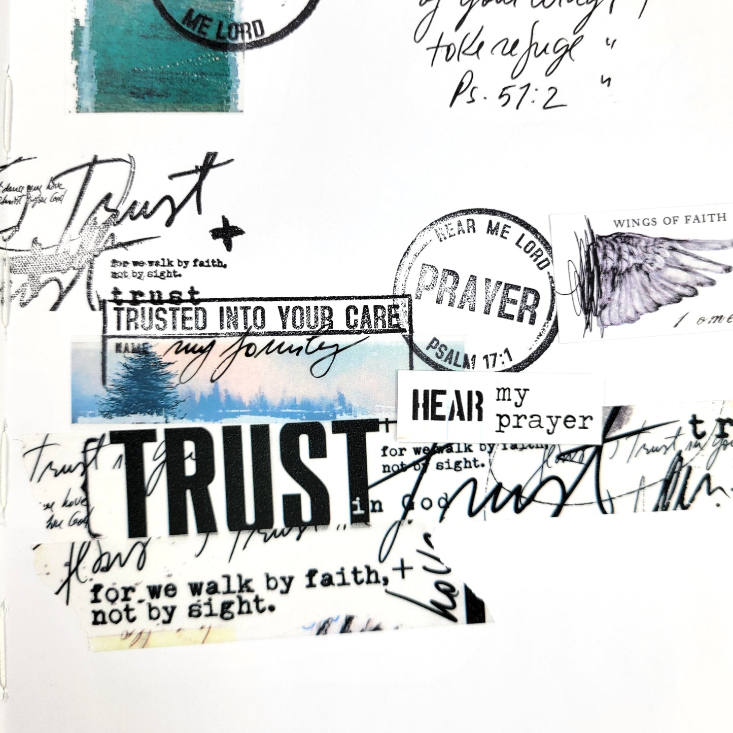 Beautiful Trust stamp set - kit elements