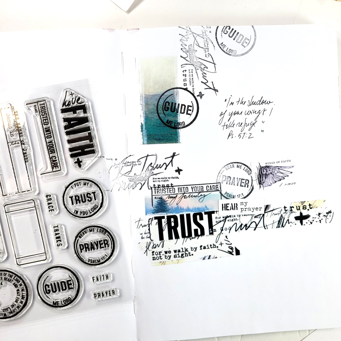 Beautiful Trust stamp set - kit elements