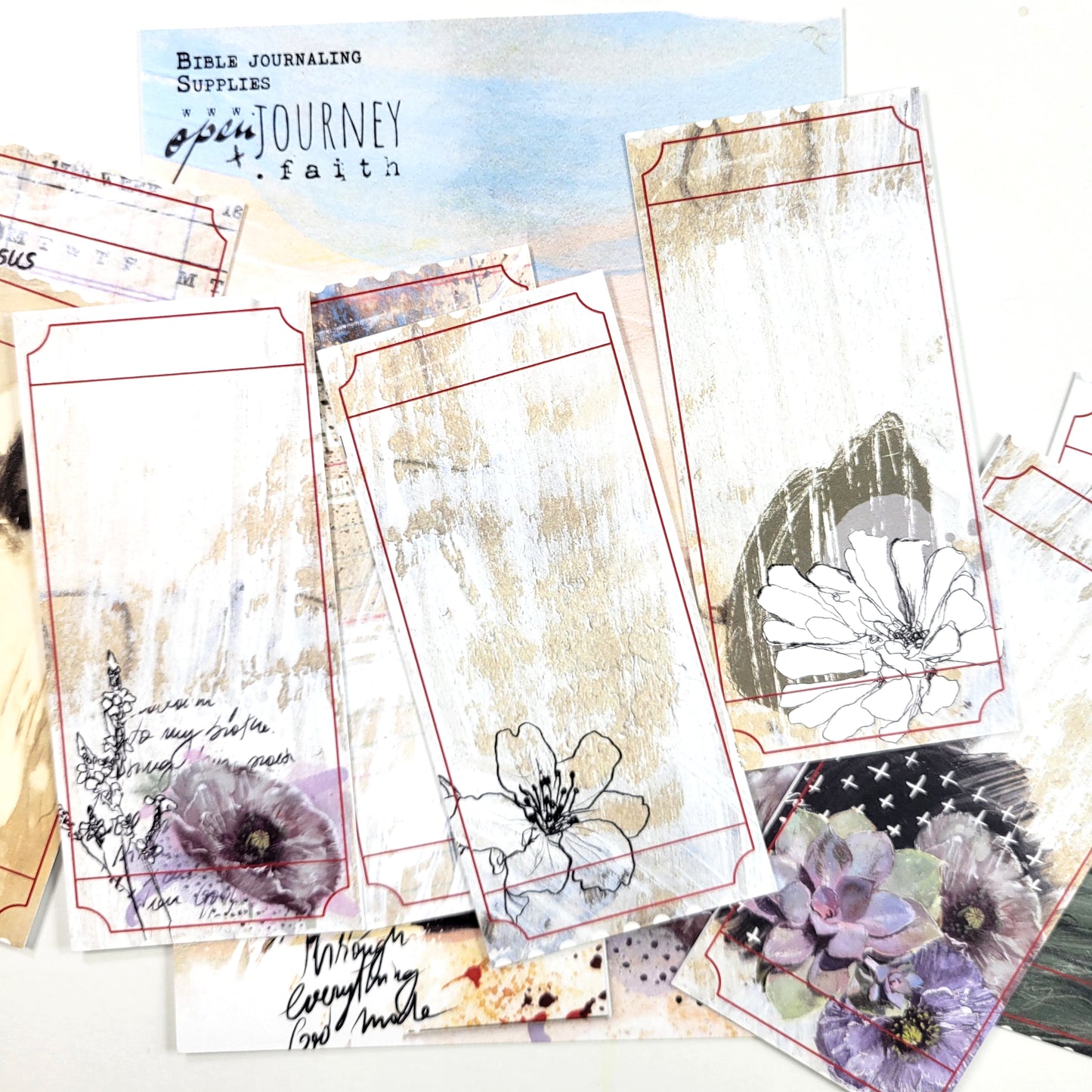 Beautiful 5 TRUST ADD ON kit - Journaling tickets