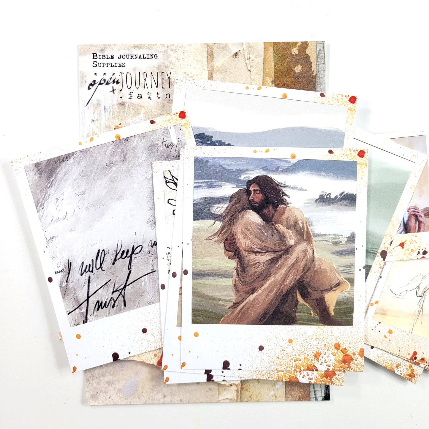 Beautiful 5 TRUST, Polaroid images and blank frames - kit ADD ON