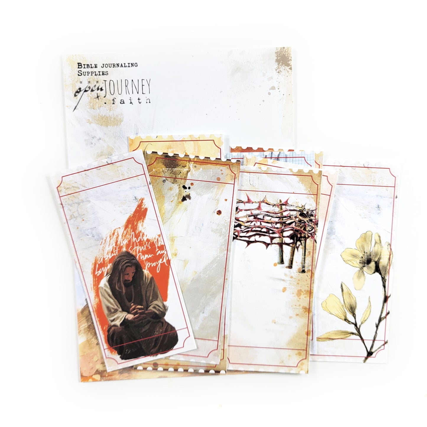 Beautiful 6 LENT ADD ON kit - Journaling tickets