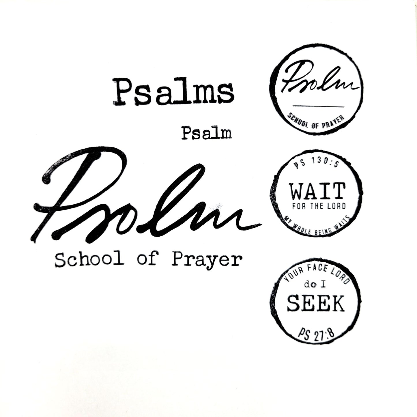 Psalms  Stamp Set