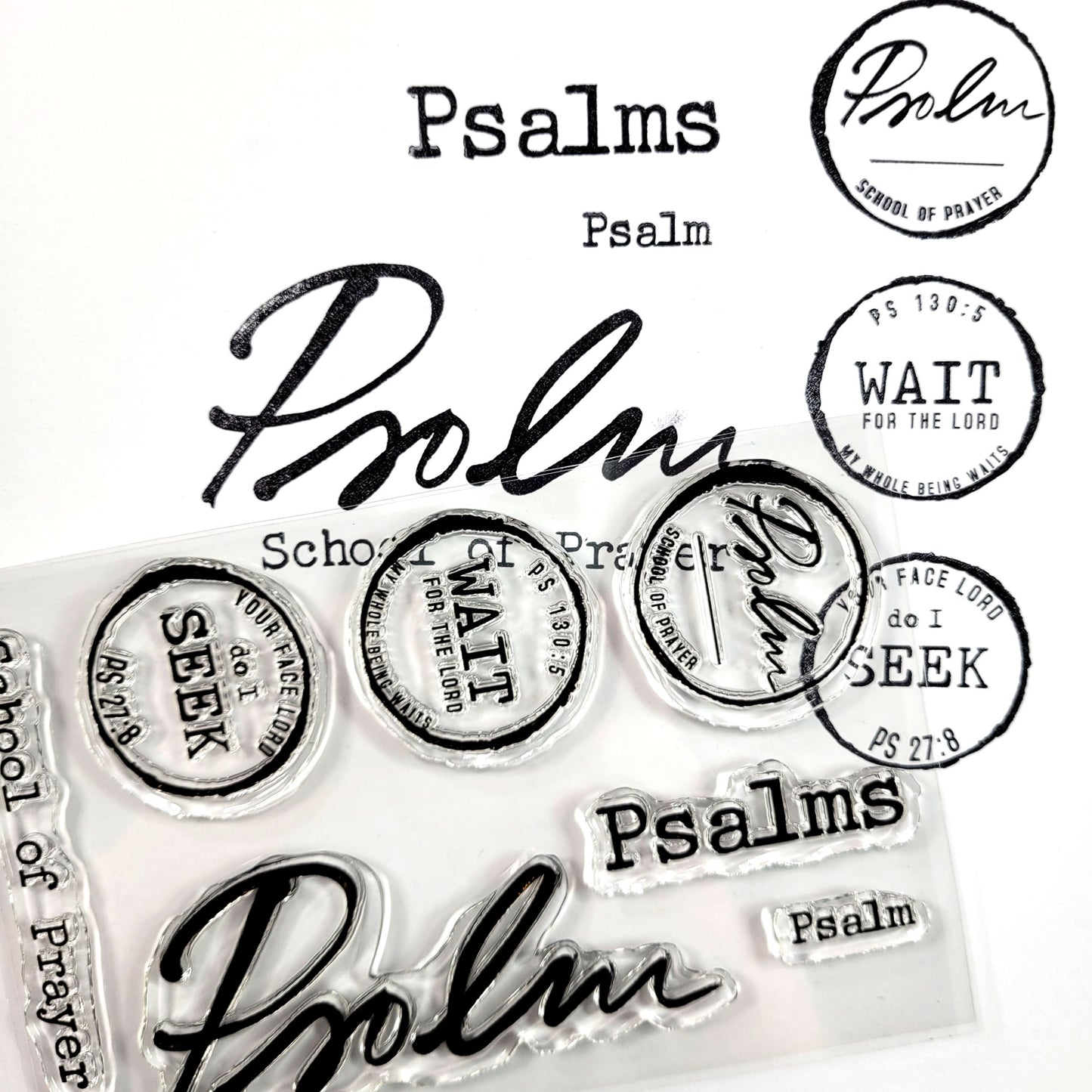 Psalms  Stamp Set