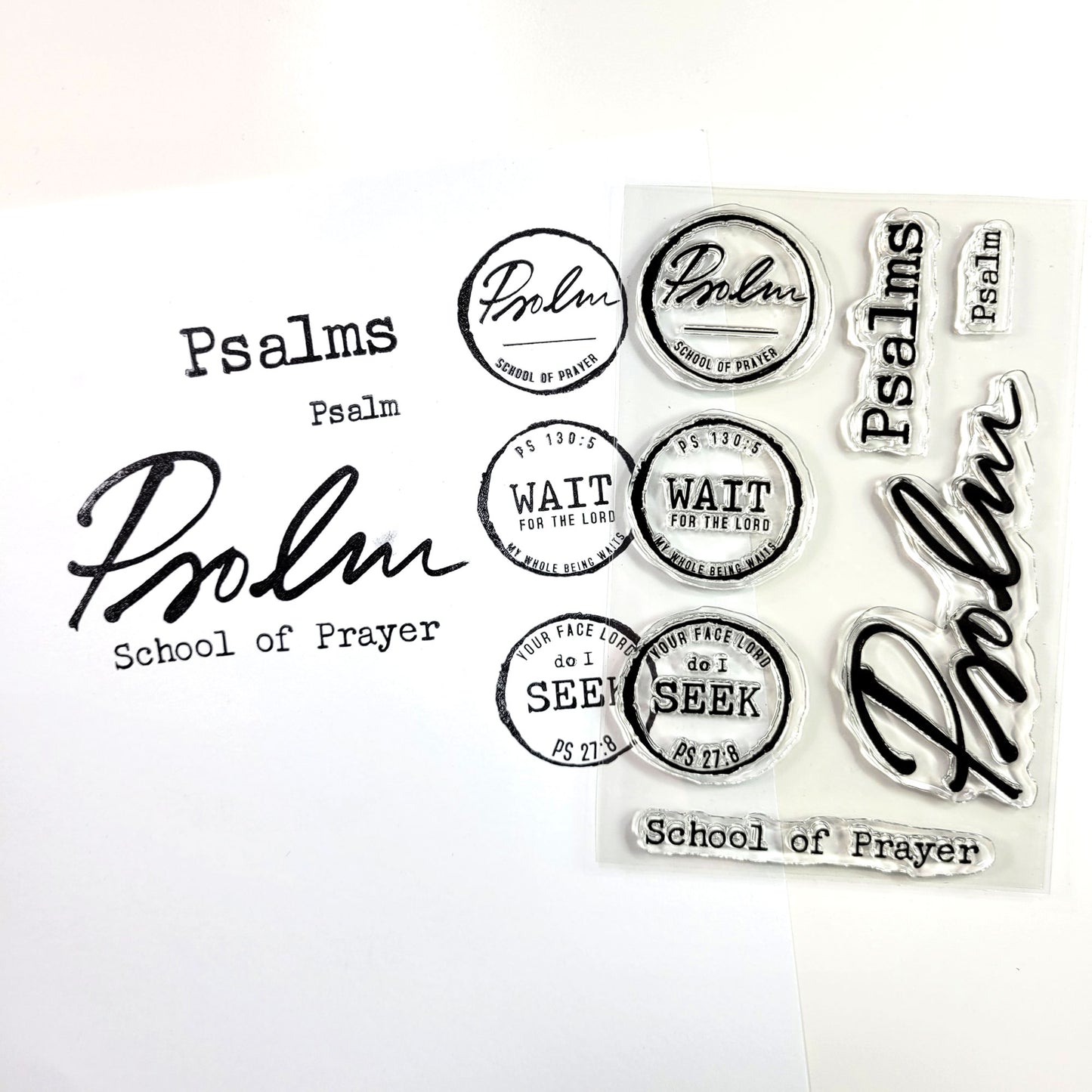 Psalms  Stamp Set