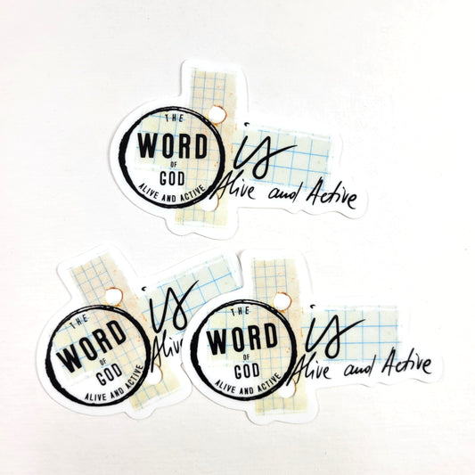The Word is Alive- faith sticker