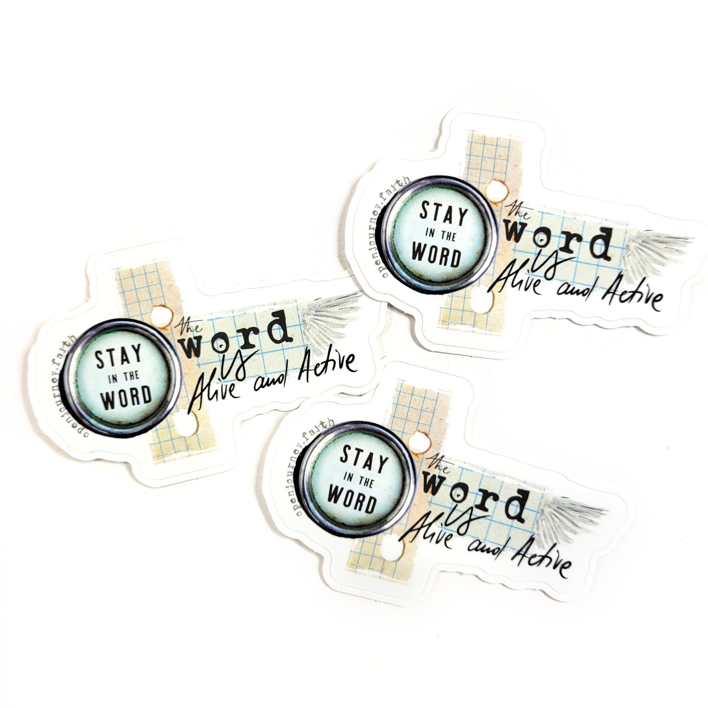 Stay in the Word- faith sticker