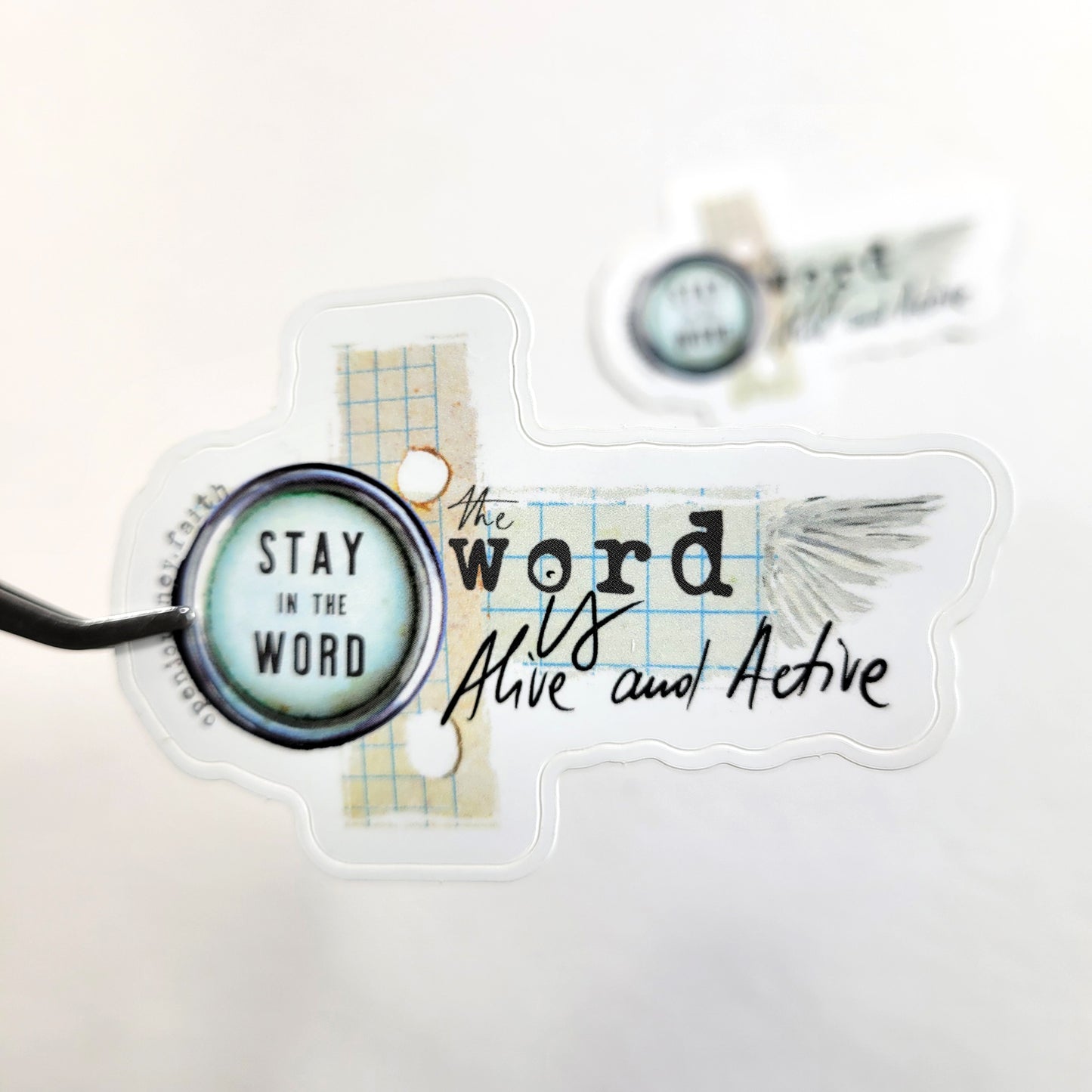 Stay in the Word- faith sticker