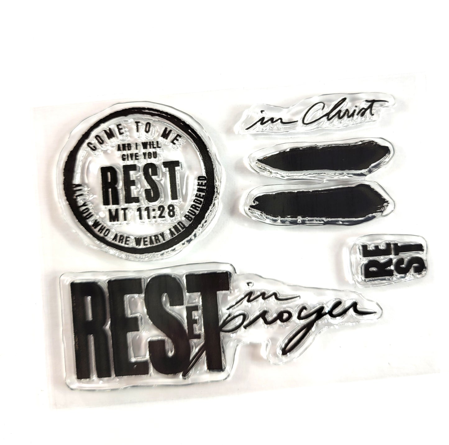 Rest-  stamp set