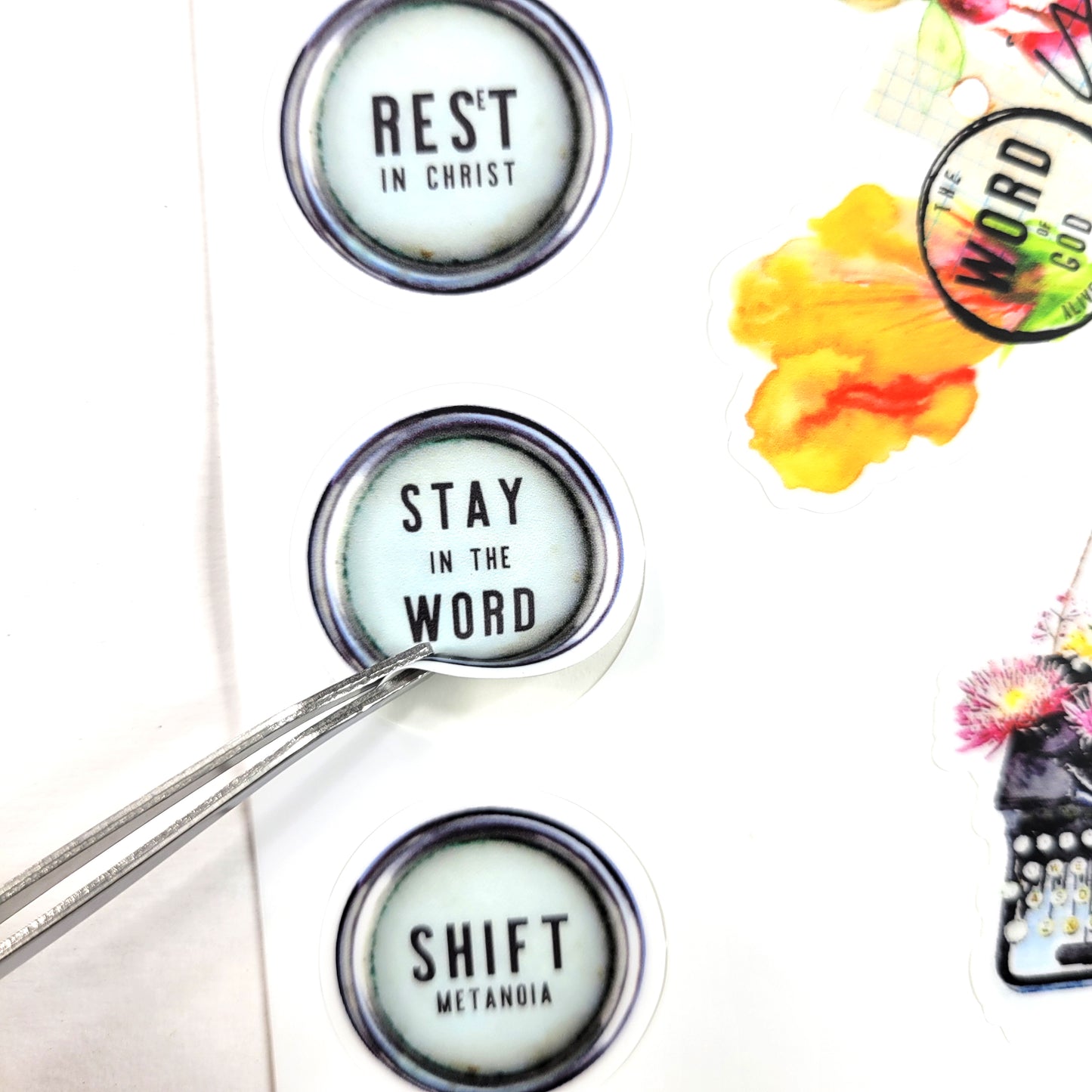 Take 4- faith sticker sheet