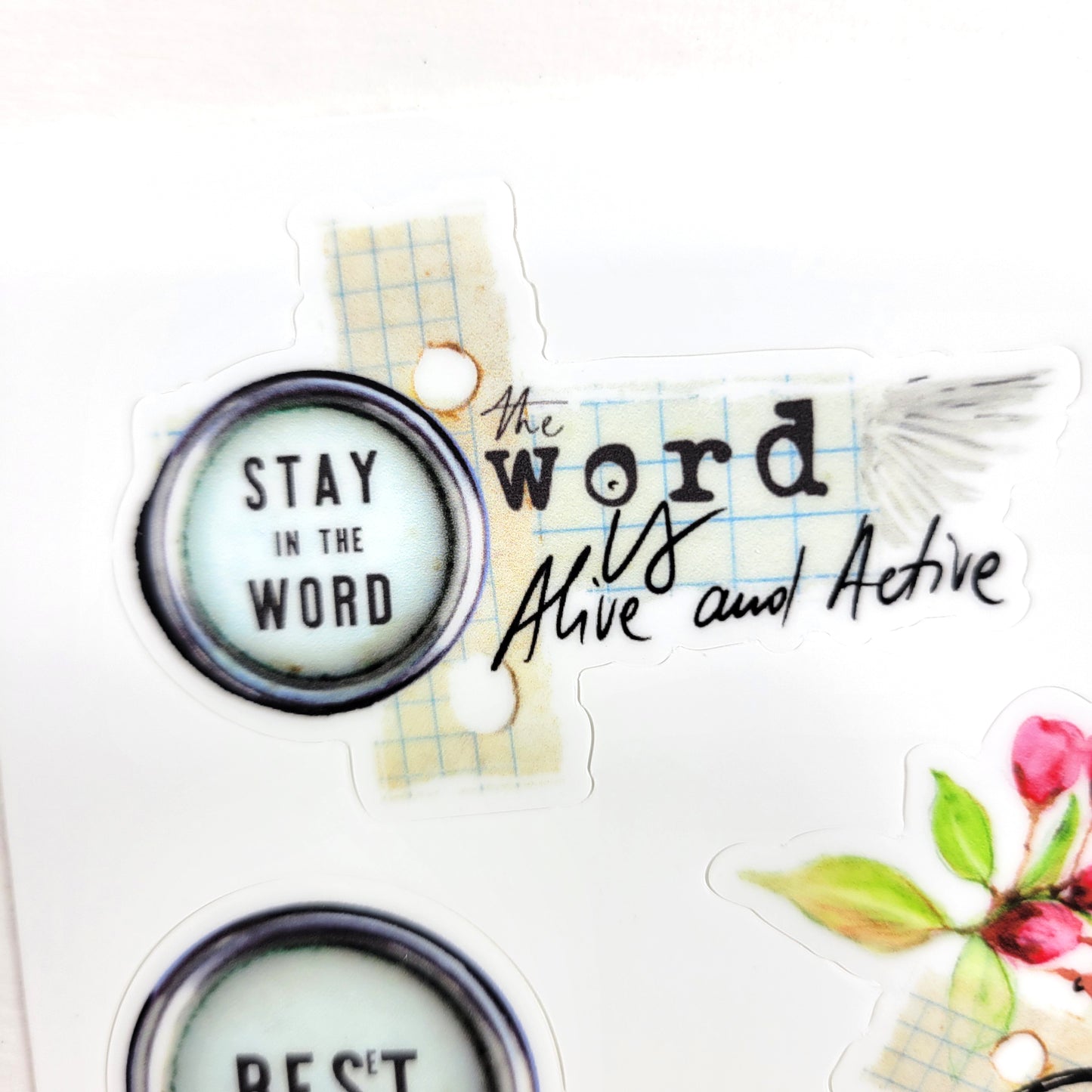 Take 4- faith sticker sheet