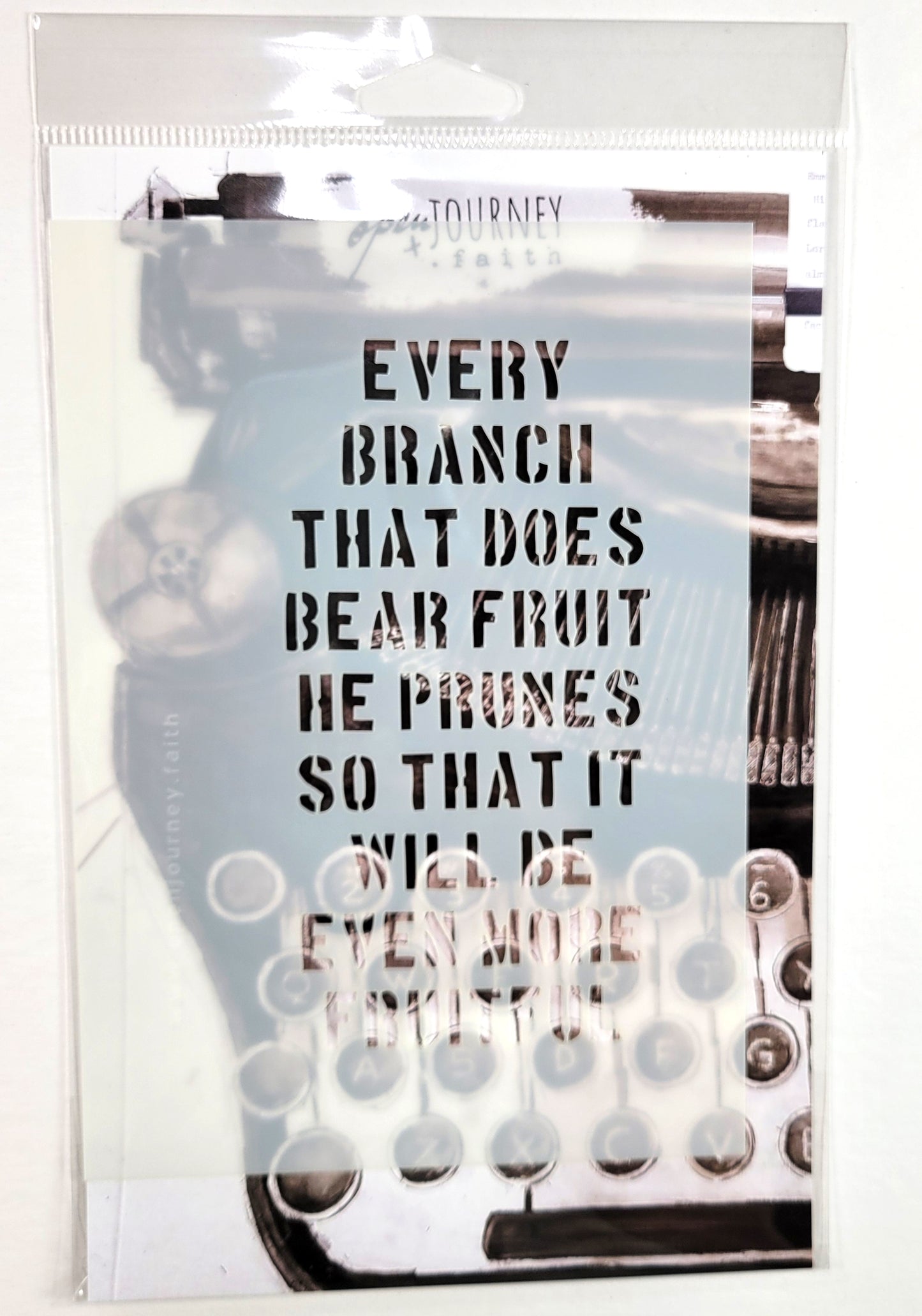 Bible Verses Stencil -Heart Cut - TAKE 4 series