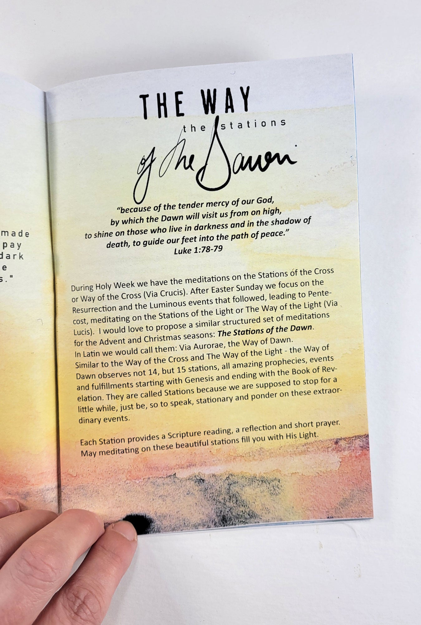 The Way (Stations) of the Dawn - Advent Bible journaling kit