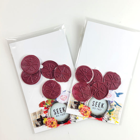 Christogram  - wax seal stickers