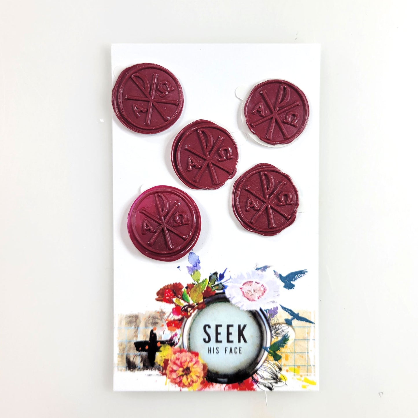 Christogram - wax seal stickers