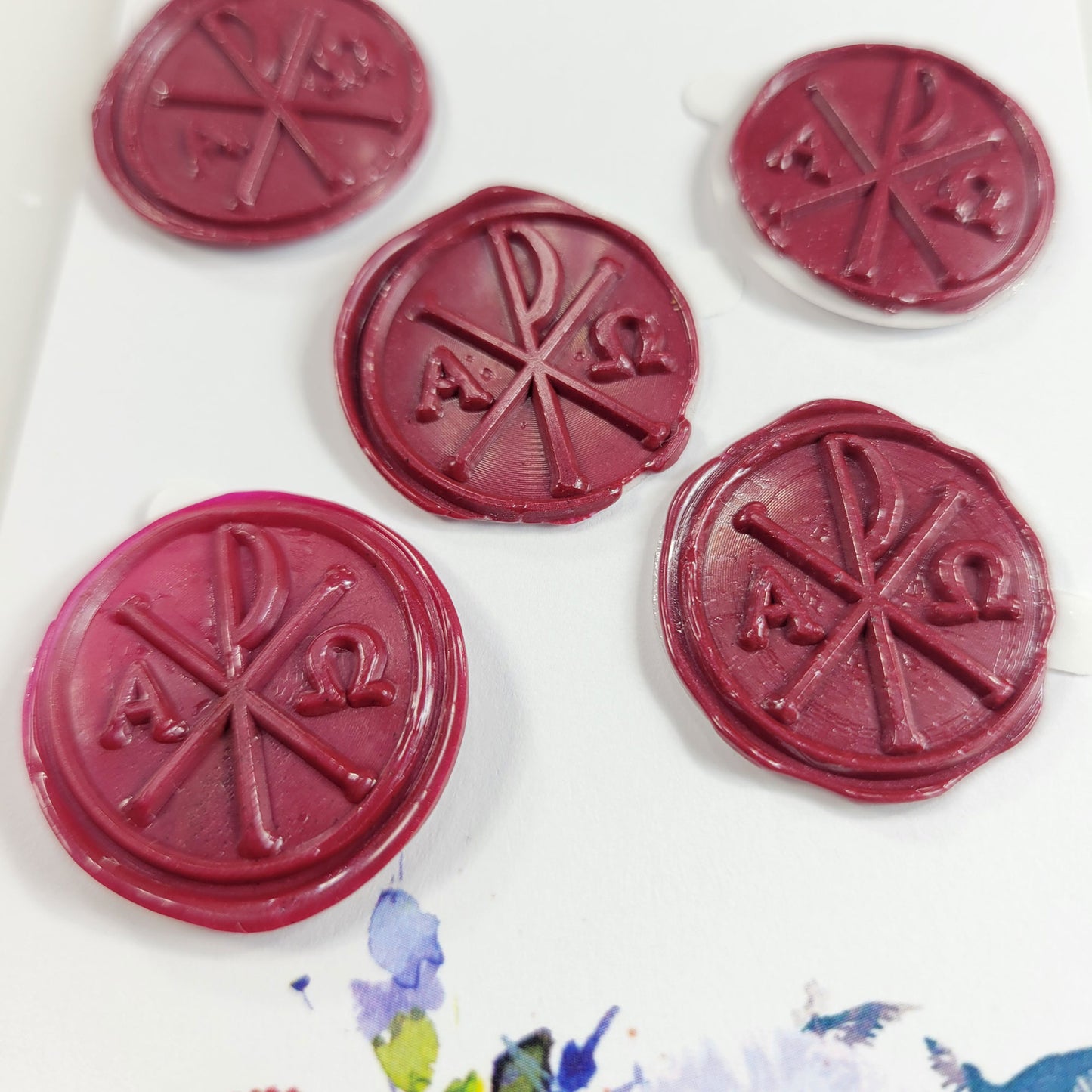 Christogram - wax seal stickers