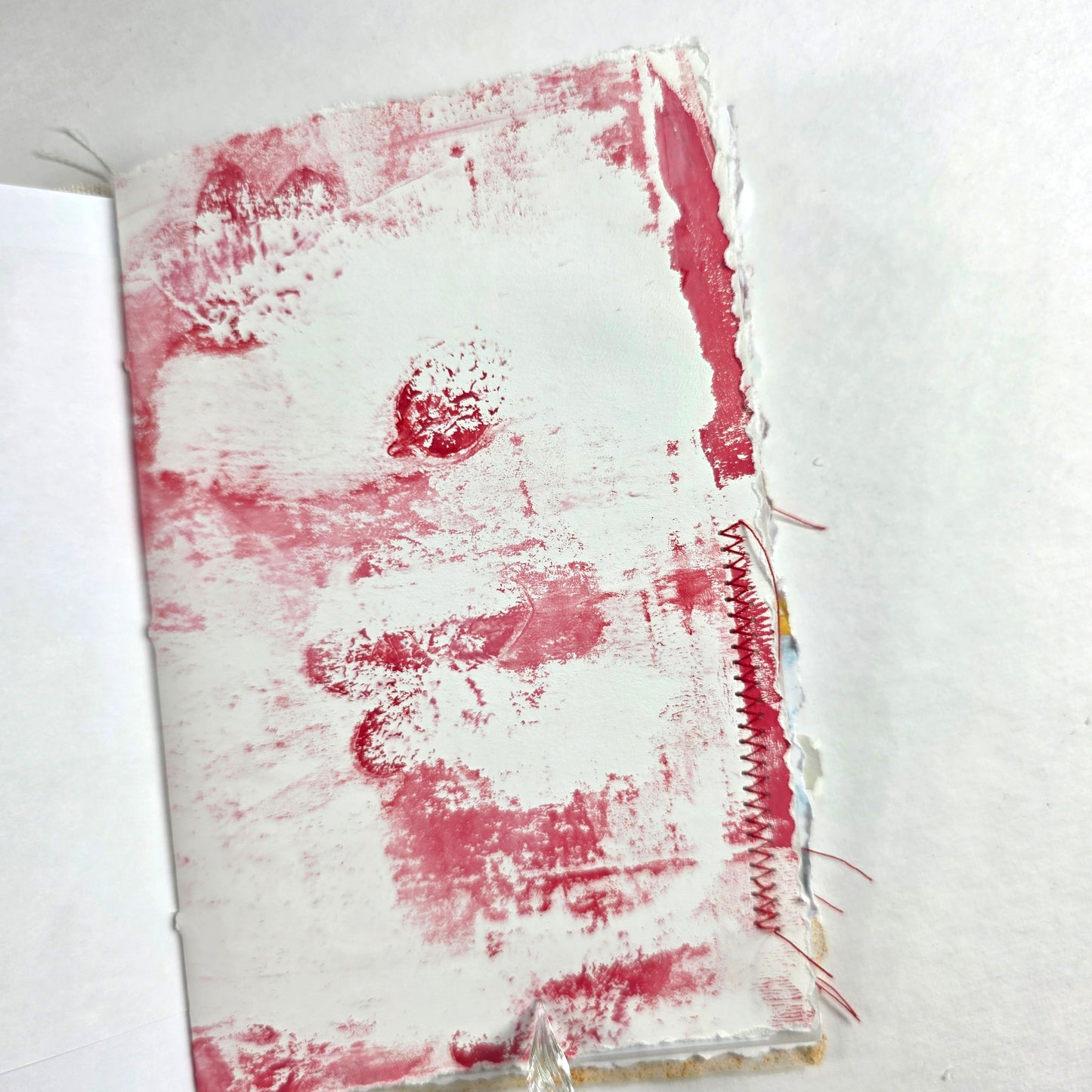 Creative Faith Journal - Gathered Grace No. 15, Handmade mix media journal