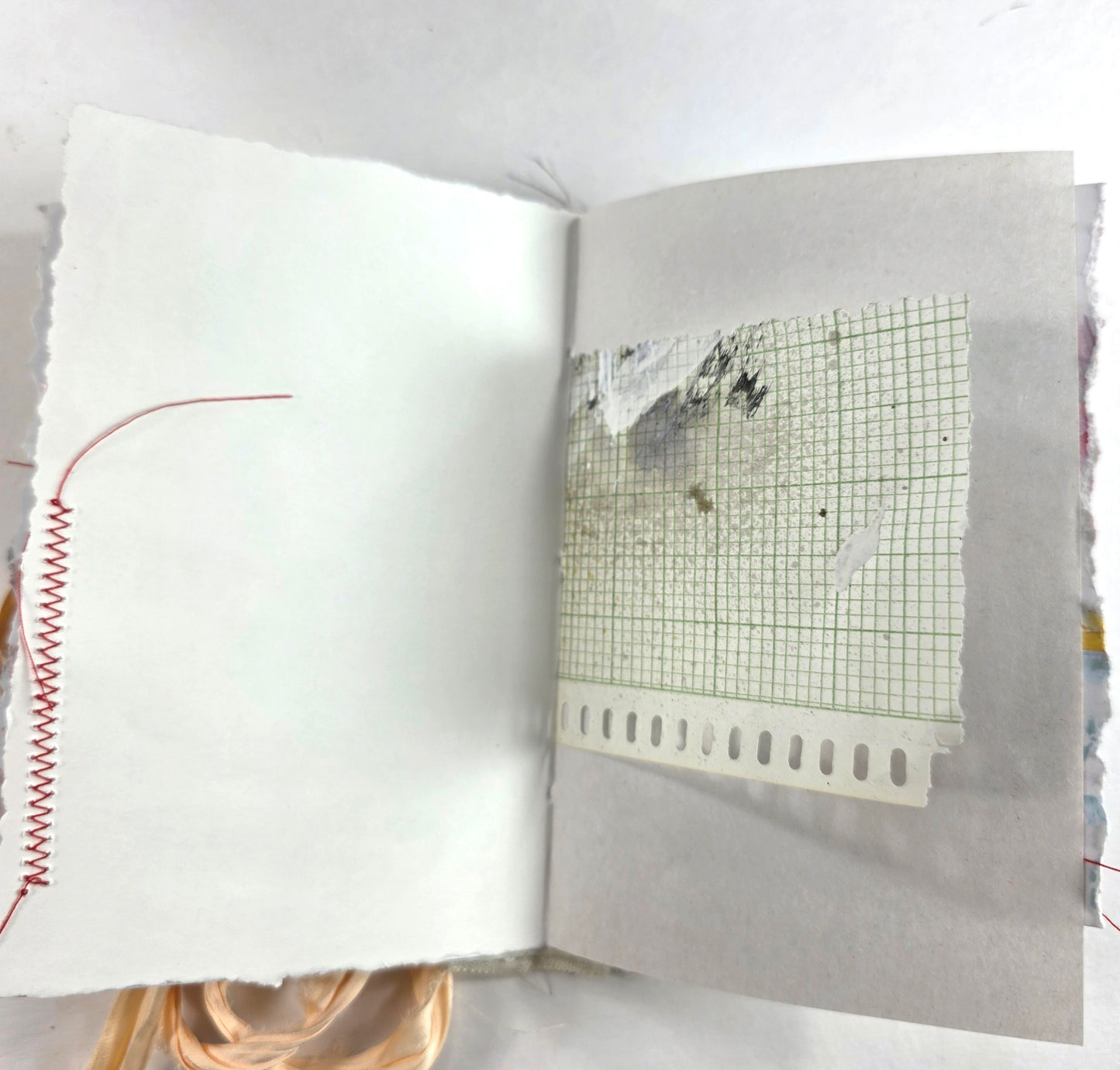 Creative Faith Journal - Gathered Grace No. 15, Handmade mix media journal