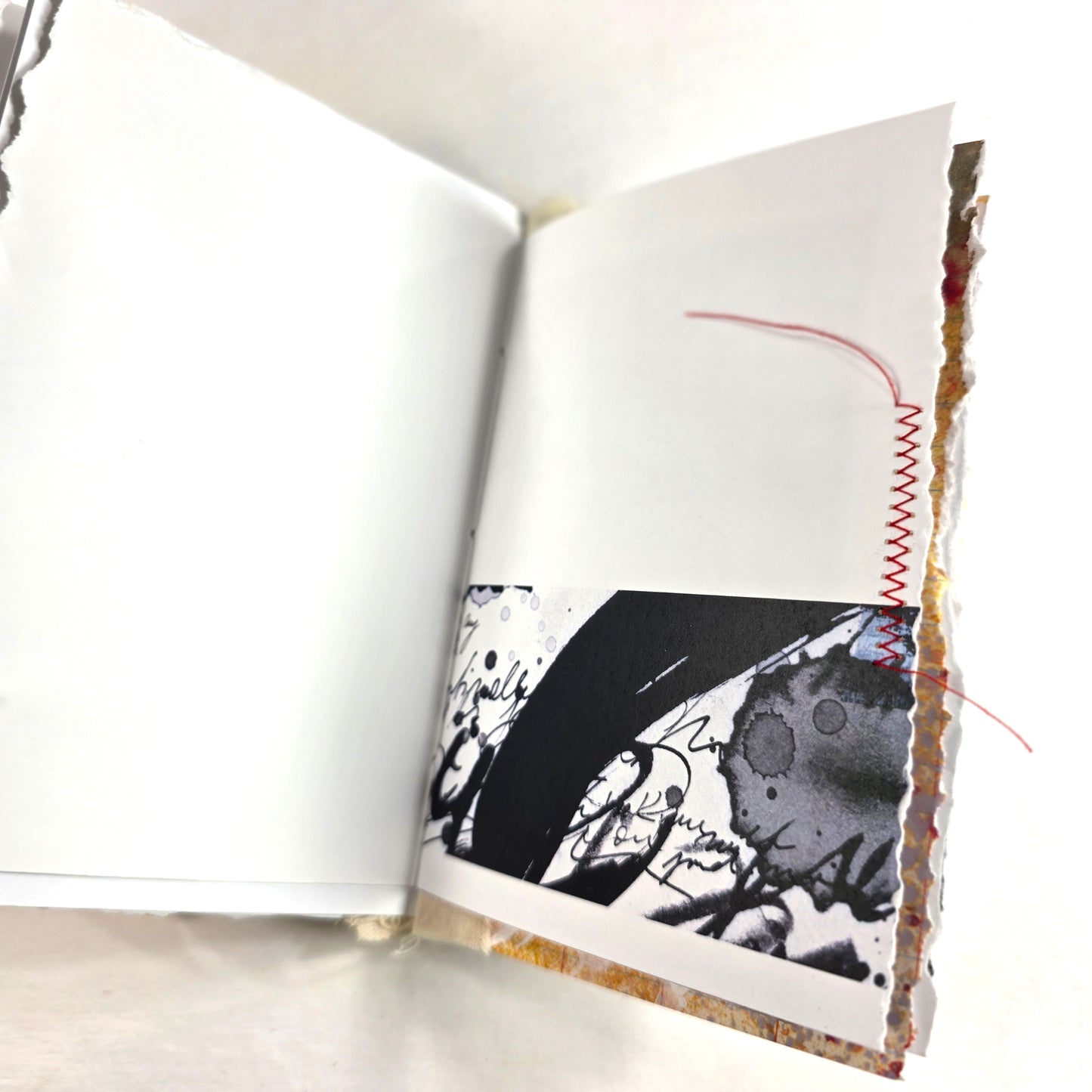 Creative Faith Journal - Gathered Grace No. 10, Handmade mix media journal