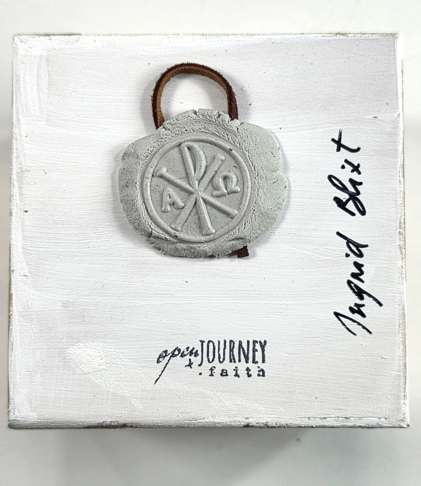 Sacred Heart - mix media Icon