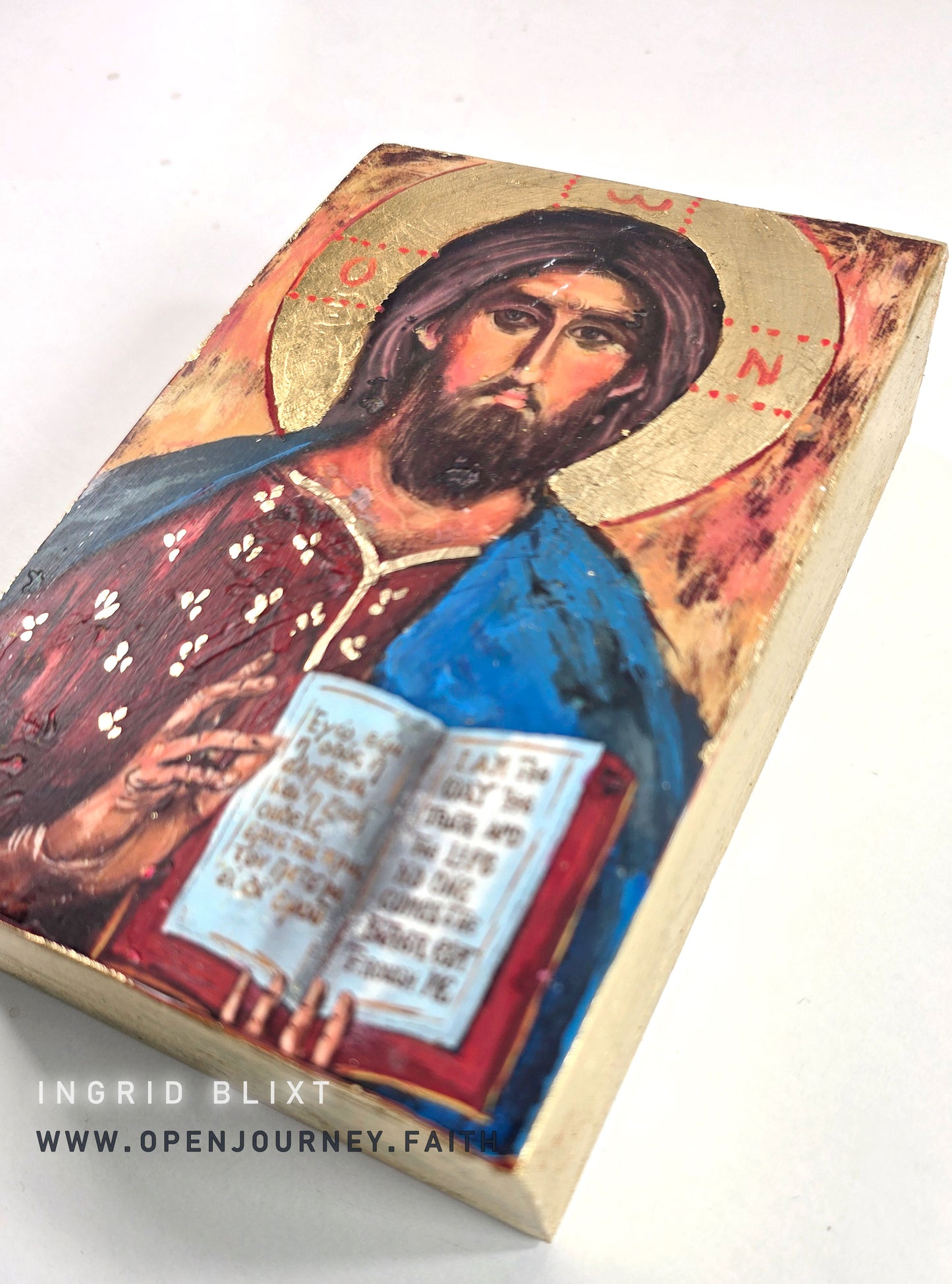 The Word of Life - mix media Icon