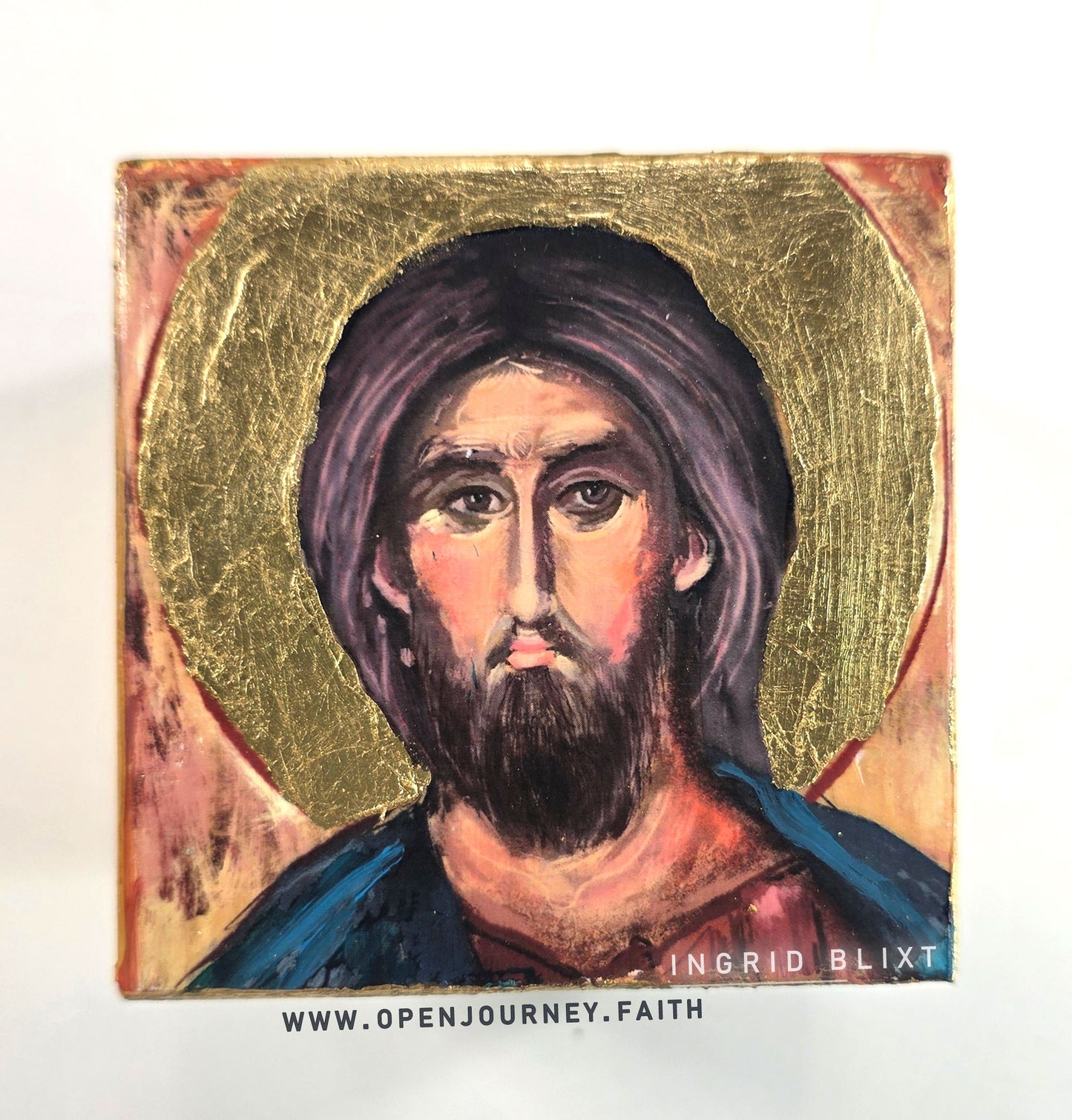 The Face of Love - mix media Icon